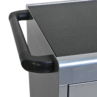 Mobile Charging Cart And Cabinet For Tablets Laptops 35 Device B30Plus Silver Silver Steel Metal