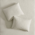2 Piece Quilt Set Cream Twin Twin Xl Twin Cream Cotton
