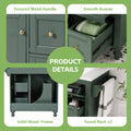 30'' Bathroom Vanity With Top Sink, Modern Bathroom Storage Cabinet With 2 Drawers And A Tip Out Drawer, Single Sink Bathroom Vanity Same As Sw000143Aaf Green Bathroom Modern Solid Wood Mdf Resin