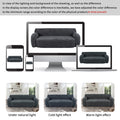 81.5'' Minimalist Curved Upholstered Sofa, 3 Seat Modular Casual Sofa For Living Room, Bedroom, And Apartments Gray Polyester 3 Seat