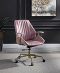 Pink Office Chair With Swivel Solid Pink Office Office Chairs Solid Back Swivel Genuine Leather
