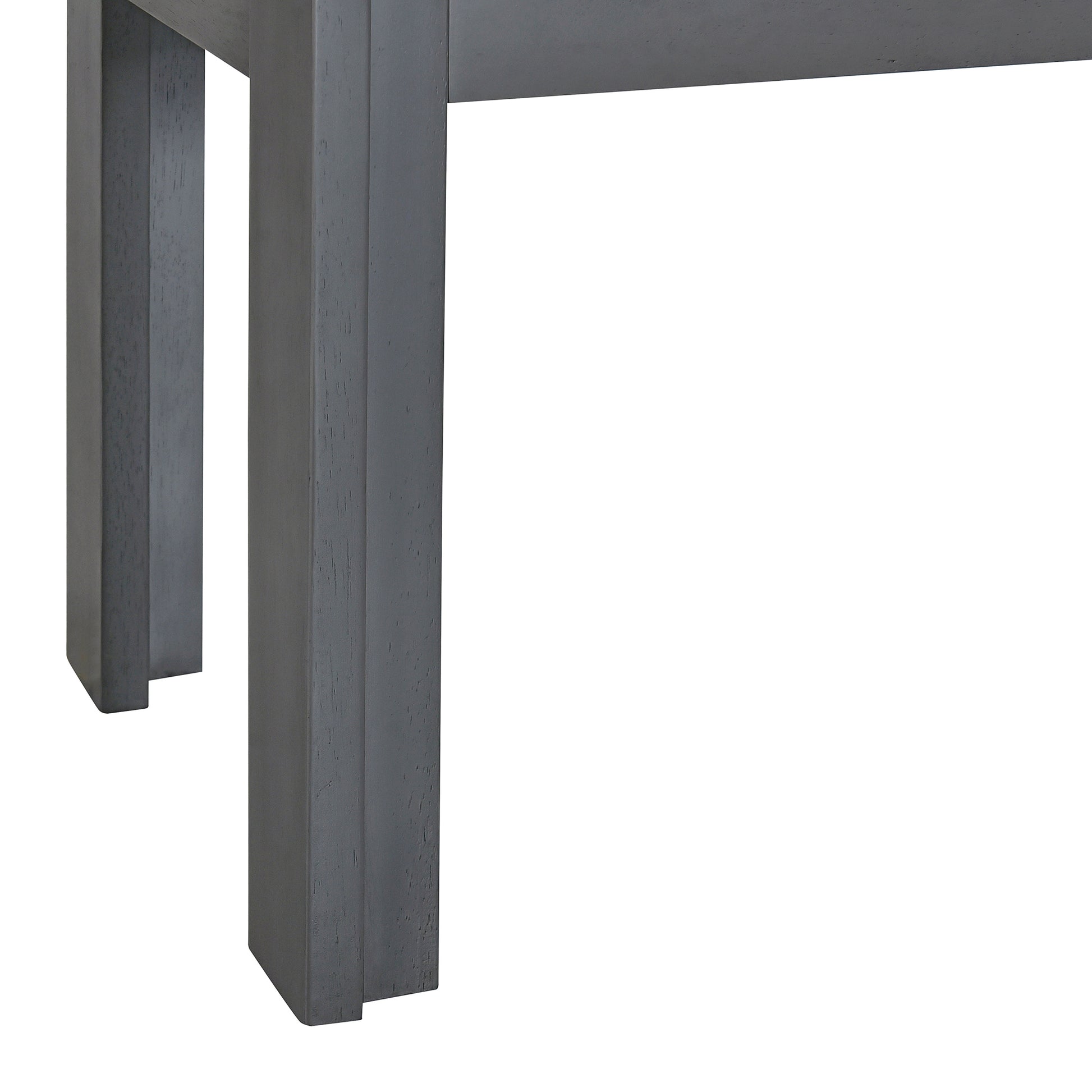 3 Piece Retro Dining Set, Rectangular Trestle Table And 2 Wood Benches For 4 People For Dining Room And Kitchen Grey Grey Solid Wood Mdf