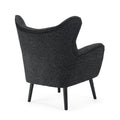 Arm Chair Black Fabric