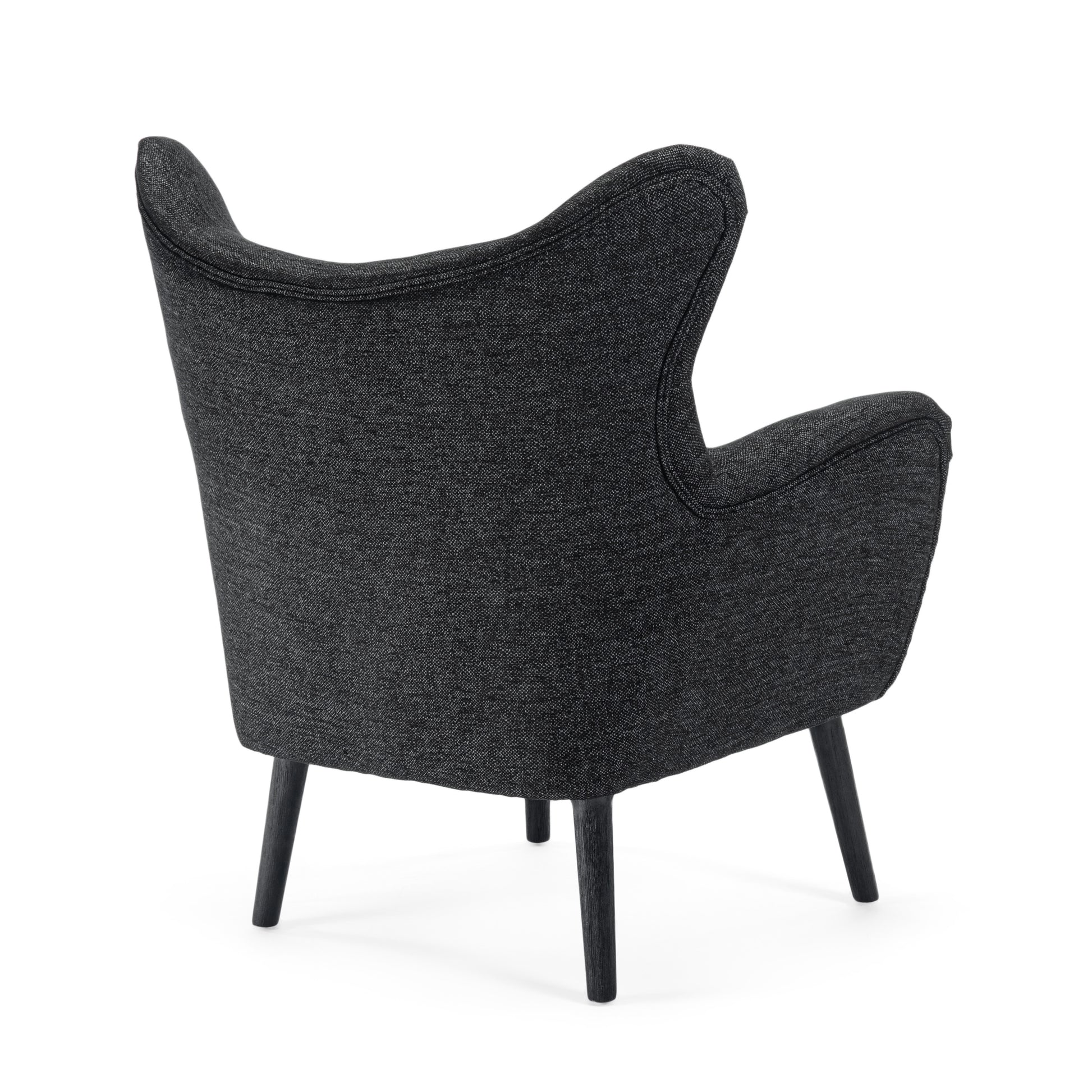 Arm Chair Black Fabric