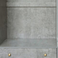Open Wooden Wardrobe Storage For Bedroom, Gray Gray Particle Board