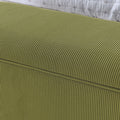 Flannelette Fabric Storage Ottoman Bench, Cushioned Bed End Ottoman Bench With Storage And Seat, Suitable For Bedrooms, Living Rooms, And Entrance Passages Green 41.73