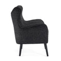 Arm Chair Black Fabric