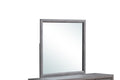 Mirage Foil Grey Mirror Black Gray Rubber Wood