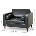Club Chair Black Pu