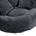 Coolmore Lazy Sofa Durable Comfort Lounger High Back Bean Bag Chair Couch With Three Pillows For Adults And Kids, Indoor & Outdoor, Single Gaming Sofa Chair For Bedroom,Office Black Chenille Black Foam Chenille 1 Seat