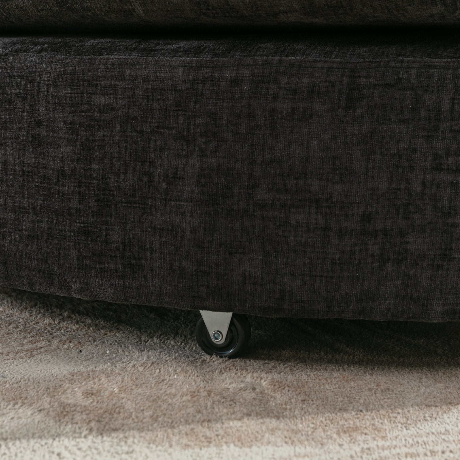 Orisfur. 360 Swivel Accent Barrel Chair With Storage Ottoman & 4 Pillows, Modern Chenille Leisure Chair Round Accent For Living Room, Gray Gray Foam Chenille