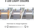 Led Nightstands 3 Drawer Dresser For Bedroom End Table With Acrylic Board Led Bedside Tables For Bedroom Living Room Bedside Furniture White White 3 Drawers Bedroom American Design,American Traditional,Boho,Classic Storage Engineered Wood