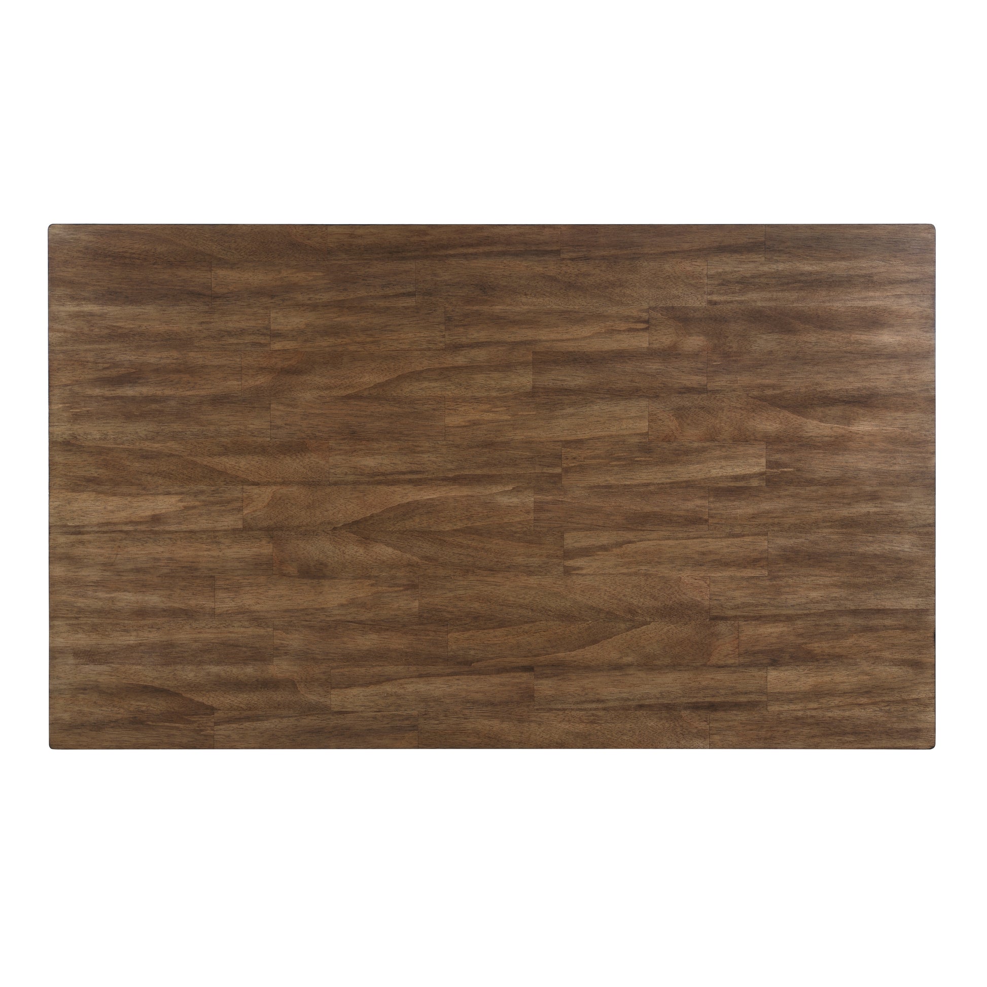 Cherry And White Finish 7Pc Dining Set Table And 6 Side Chairs Set Double X Back Design Wooden Casual Country Style Dining Room Furniture Wood Wood White Seats 6 Wood Dining Room Casual 4 Leg Rectangular Dining Table With Chair Wood