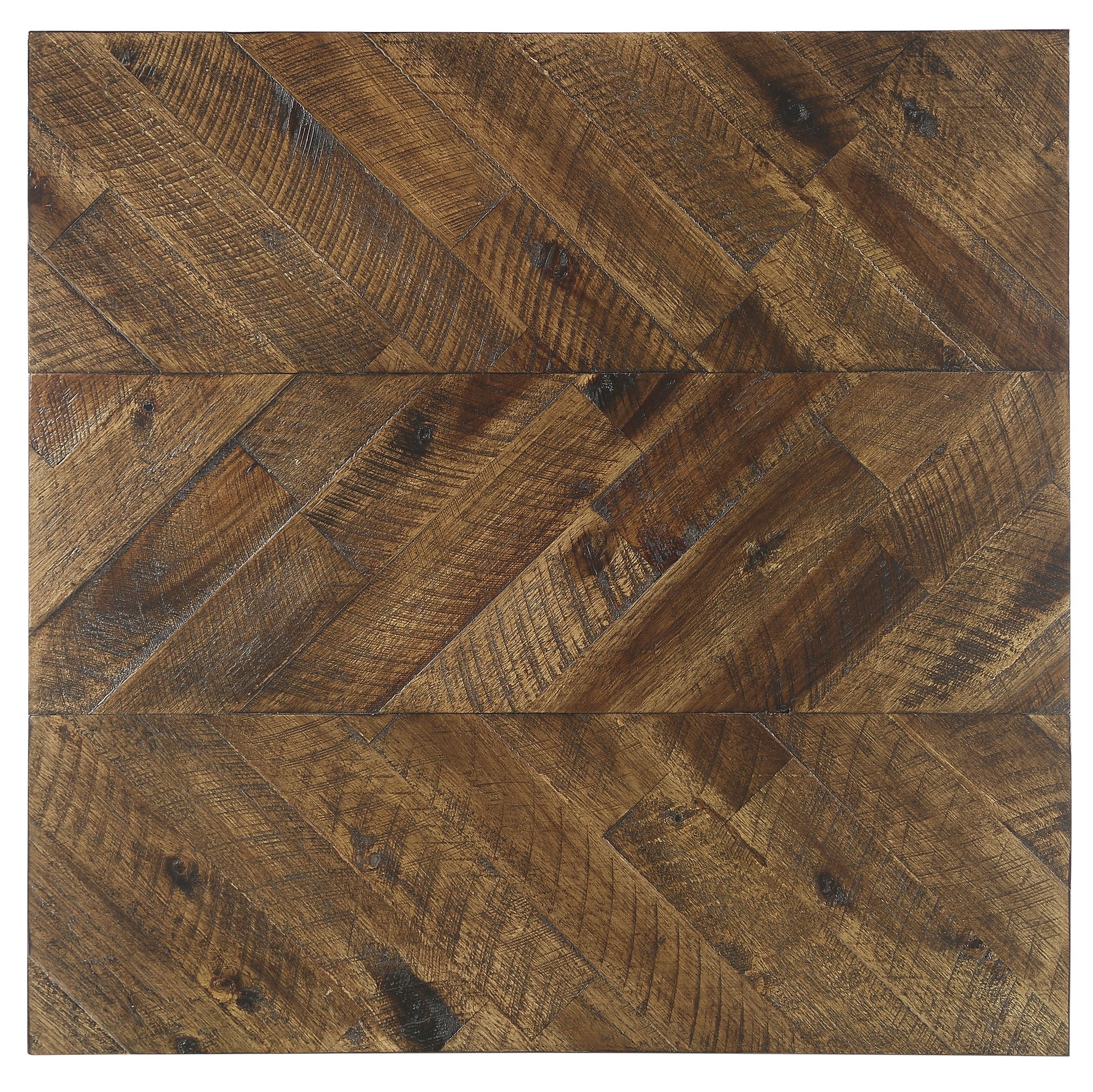 Lorenza 3 Piece Table Set Brown Brown Iron