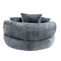 Coolmore Lazy Sofa Durable Comfort Lounger High Back Bean Bag Chair Couch With Three Pillows For Adults And Kids, Indoor & Outdoor, Single Gaming Sofa Chair For Bedroom,Office Gray Chenille Gray Foam Chenille 1 Seat