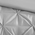 7 Piece Tufted Comforter Set Grey Full Full Grey Polyester