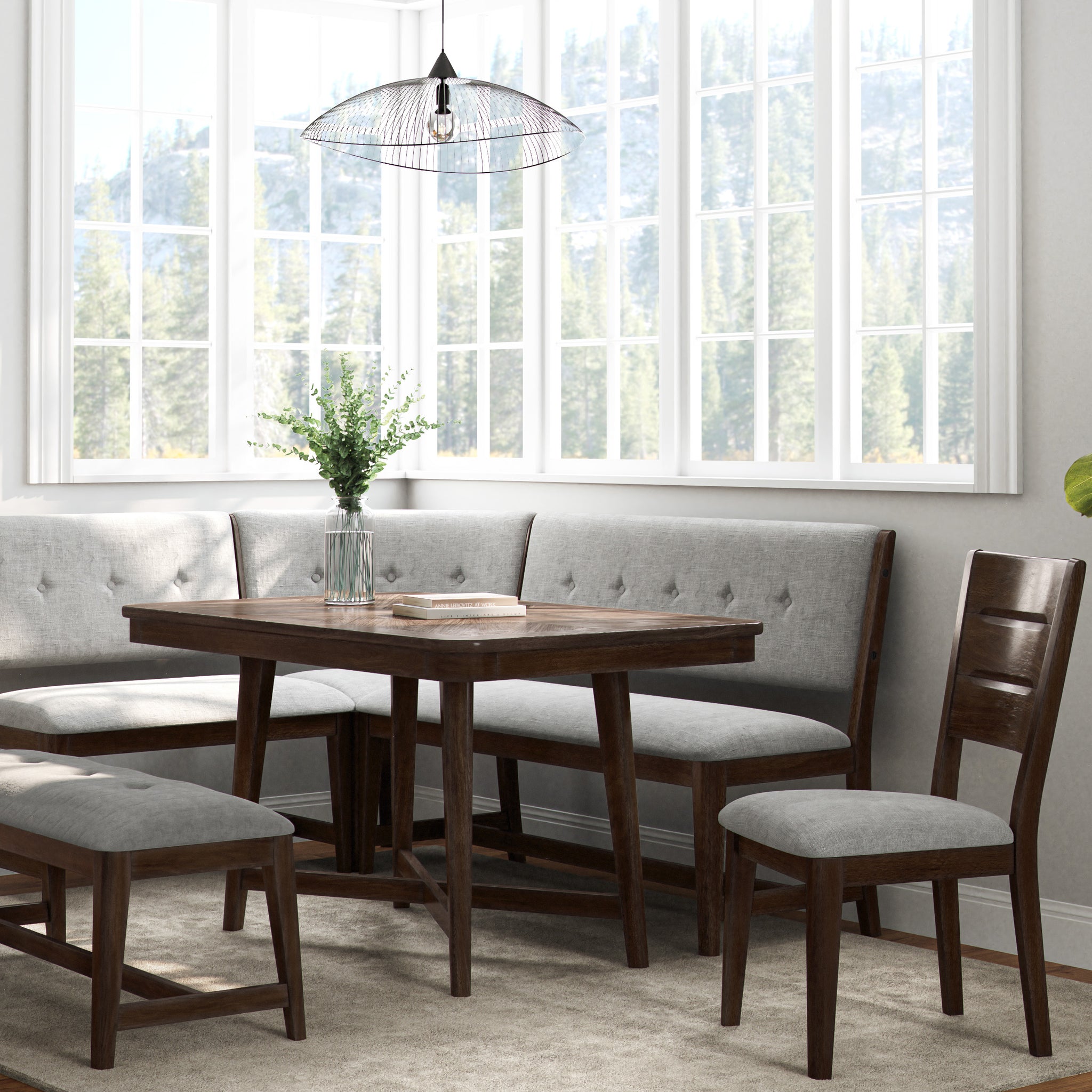 Mid Century Modern Cherry Dining Table Cherry Finished Dining Table Cherry Solid Wood Mdf