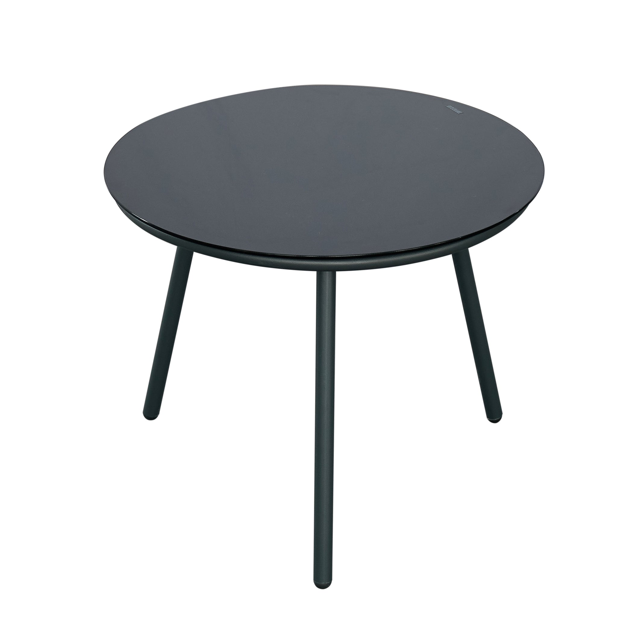 Outdoor Wicker Chairs And Table Bistro Conversation Furniture Set, 3 Pieces For Porch, Balcony, Deck, Patio, Backyard, Natural Color Gray Aluminum