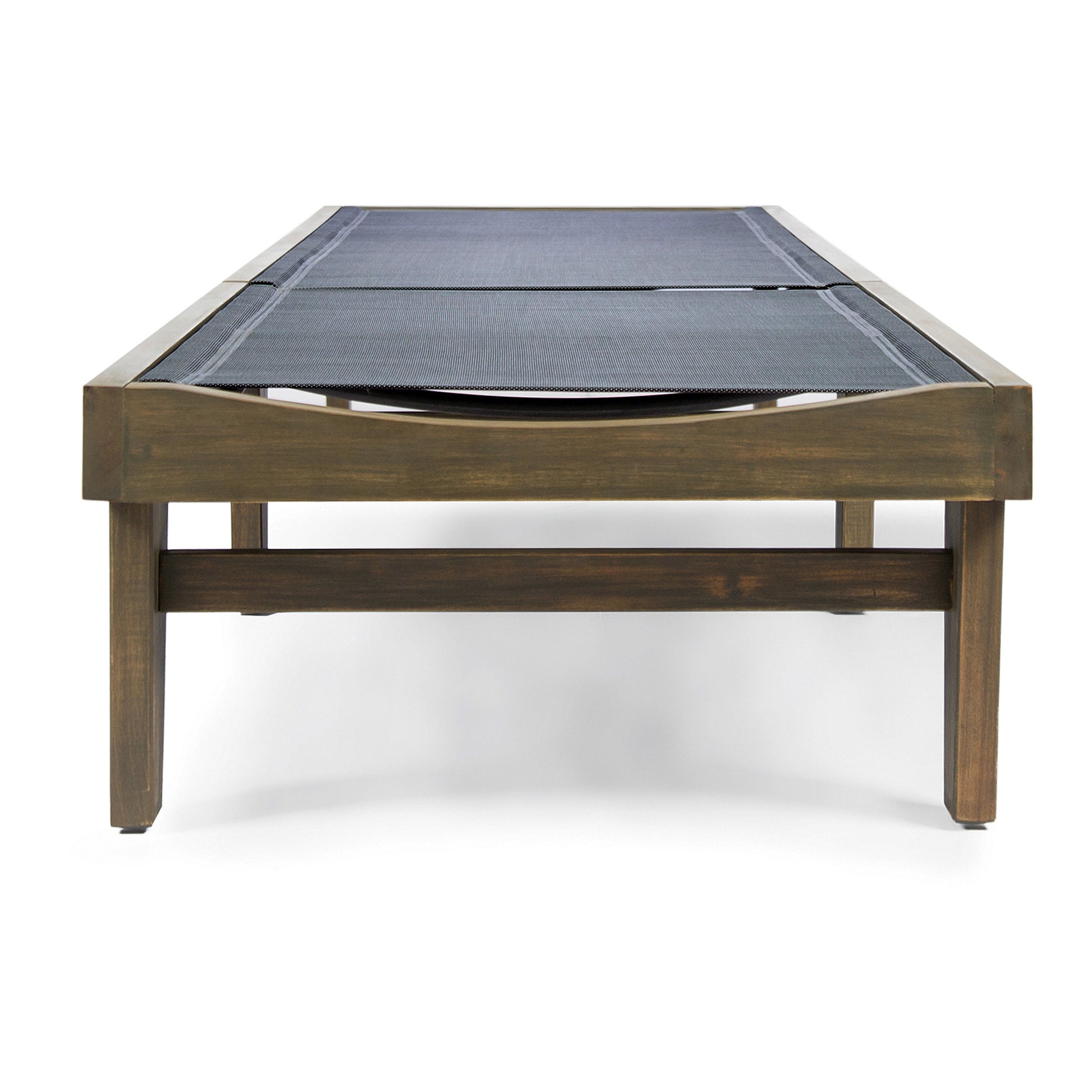 Summerland Chaise Lounge Dark Grey Mesh Dark Grey Mesh