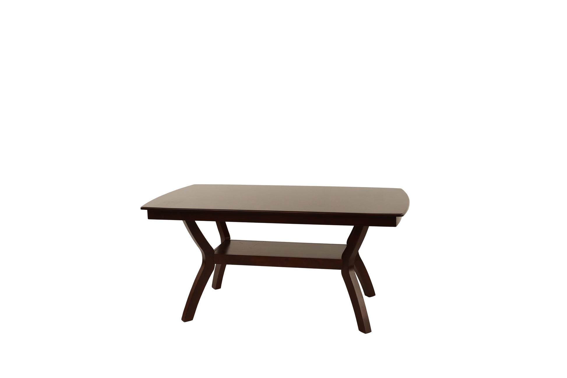 Formal Look Dining Table W Shelve And 6X Side Chairs Solidwood Espresso Finish 7Pc Set Dining Room Furniture Espresso Wood Dining Room Solid Wood Rubberwood Rectangular Dining Table With Chair Wood Espresso Solid Back Seats 6