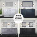 White Double Bath Vanity 84 In. W X 22 In. D White Plywood Wood