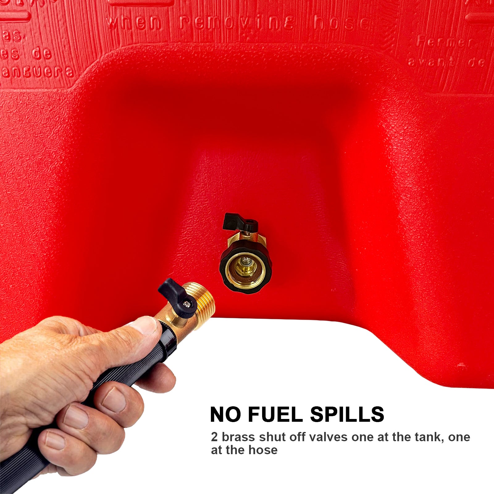 25 Gallon Gas Caddy With Wheels, Fuel Transfer Tank Gasoline Diesel Can,Fuel Storage Tank For Automobiles Atv Car Mowers Tractors Boat Motorcycle Red Red Hdpe