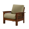 The Torrey Chair Beige Brown Rubberwood Wood