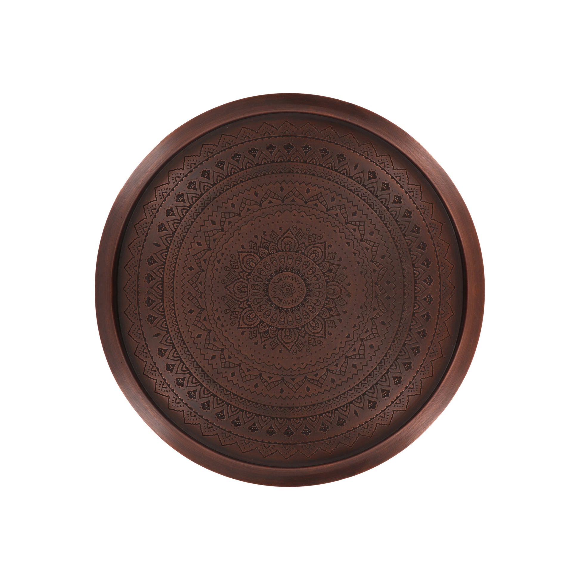 Cb Tray Table Copper Copper Iron