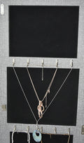 Fashion Simple Jewelry Storage Mirror Cabinet With Led Lights Can Be Hung On The Door Or Wall Grey Mdf