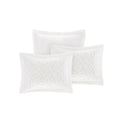 5 Piece Tufted Cotton Chenille Daybed Set Off White Daybed Off White Cotton