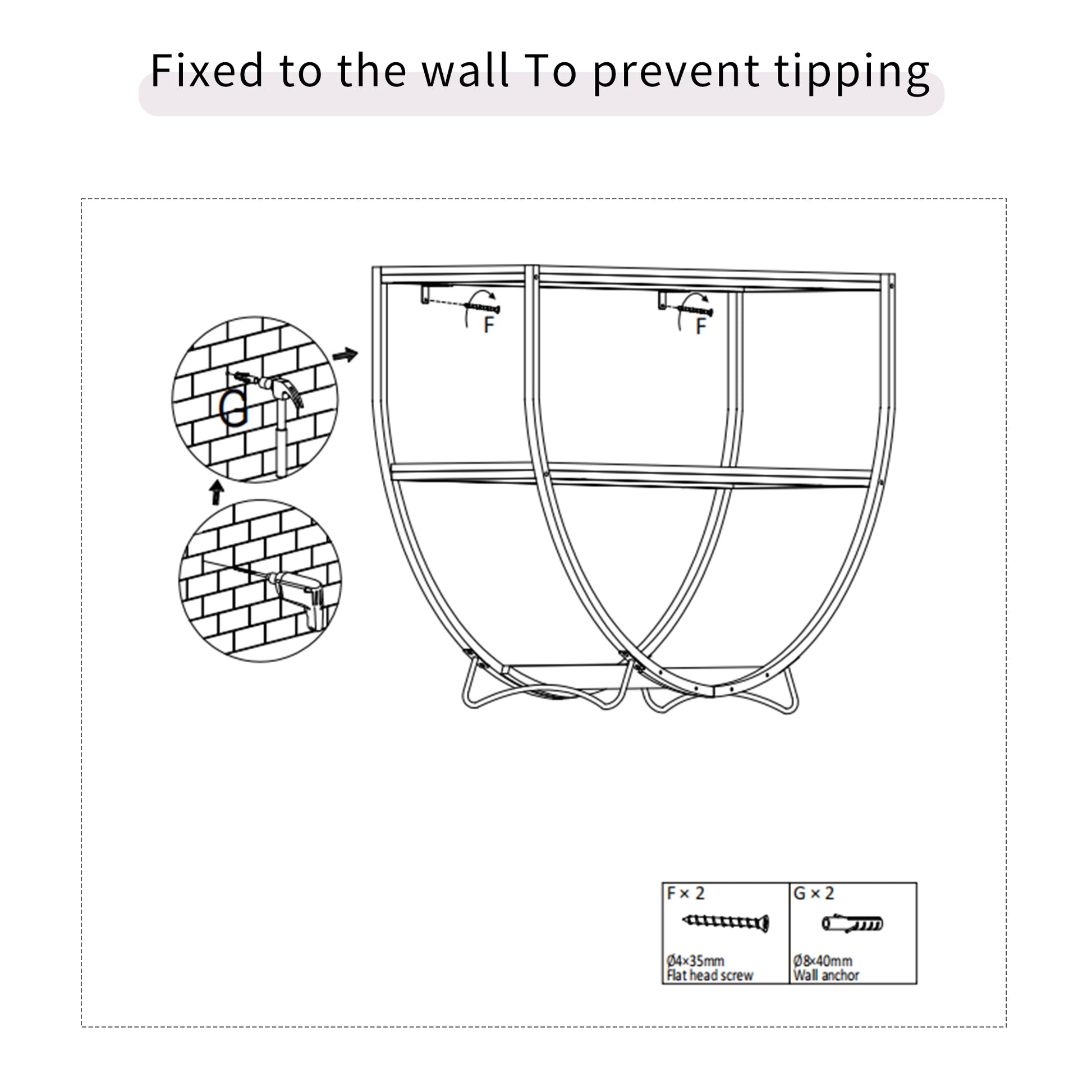 Rustic Industrial Design Demilune Shape Textured Metal Distressed Wood Console Table Dark Brown Dark Brown Mdf