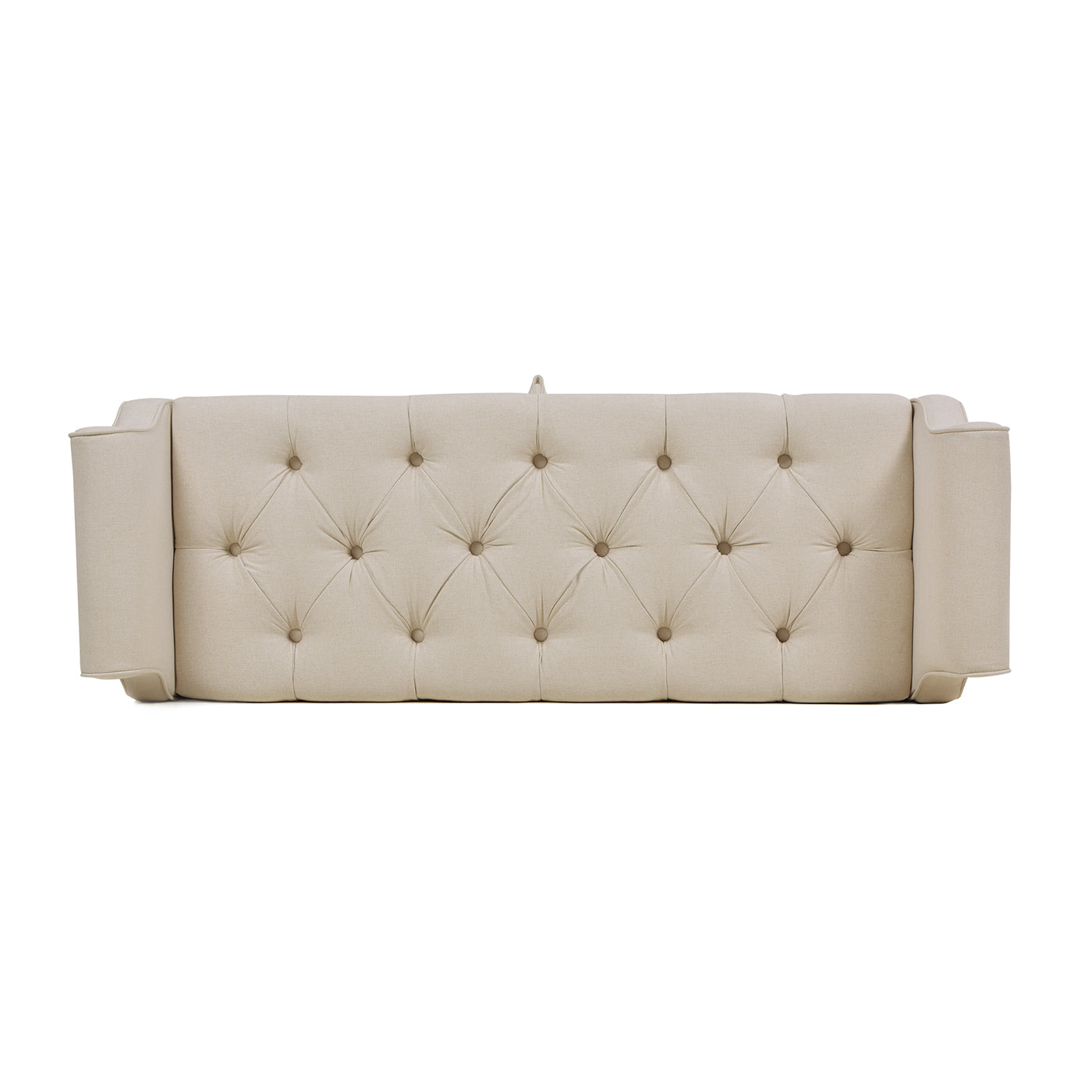 Jacqueline 57.5" Tufted Roll Arm Storage Bench, Sky Neutral Beige Polyester Beige Foam Polyester