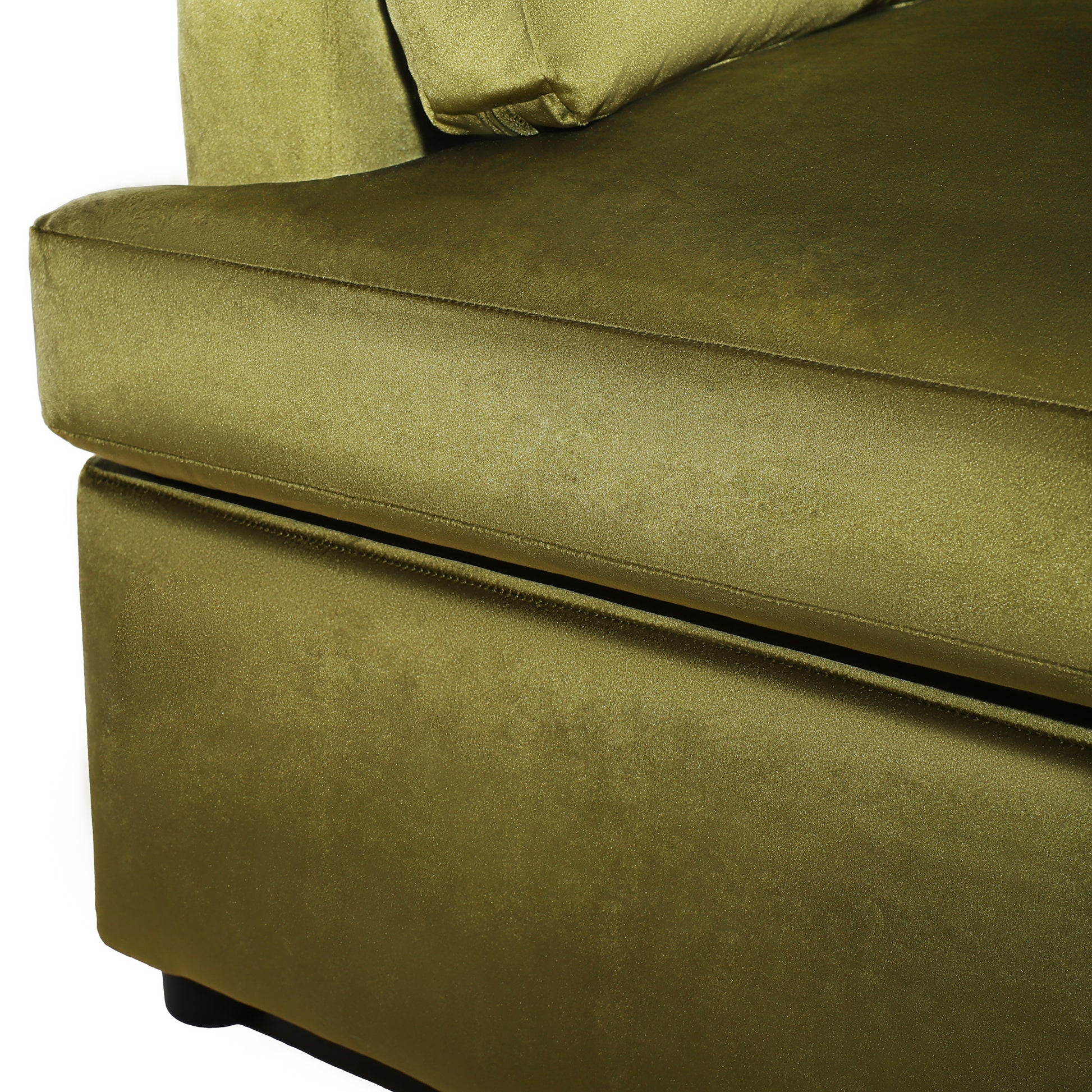 Mirod Oversized Accent Chair Comfortable Armrest Cushions, Versatile Neutral Style, Elegant Design, Durable Frame Green Velvet