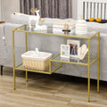 Homcom Gold Console Table, 39