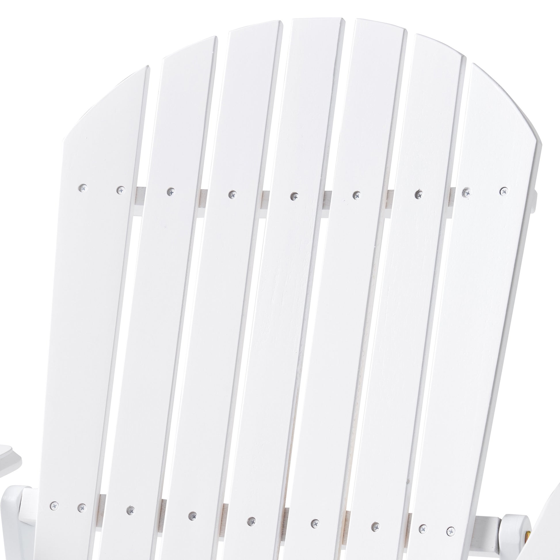 Malibu Reclining Adirondack Chair White Acacia Wood