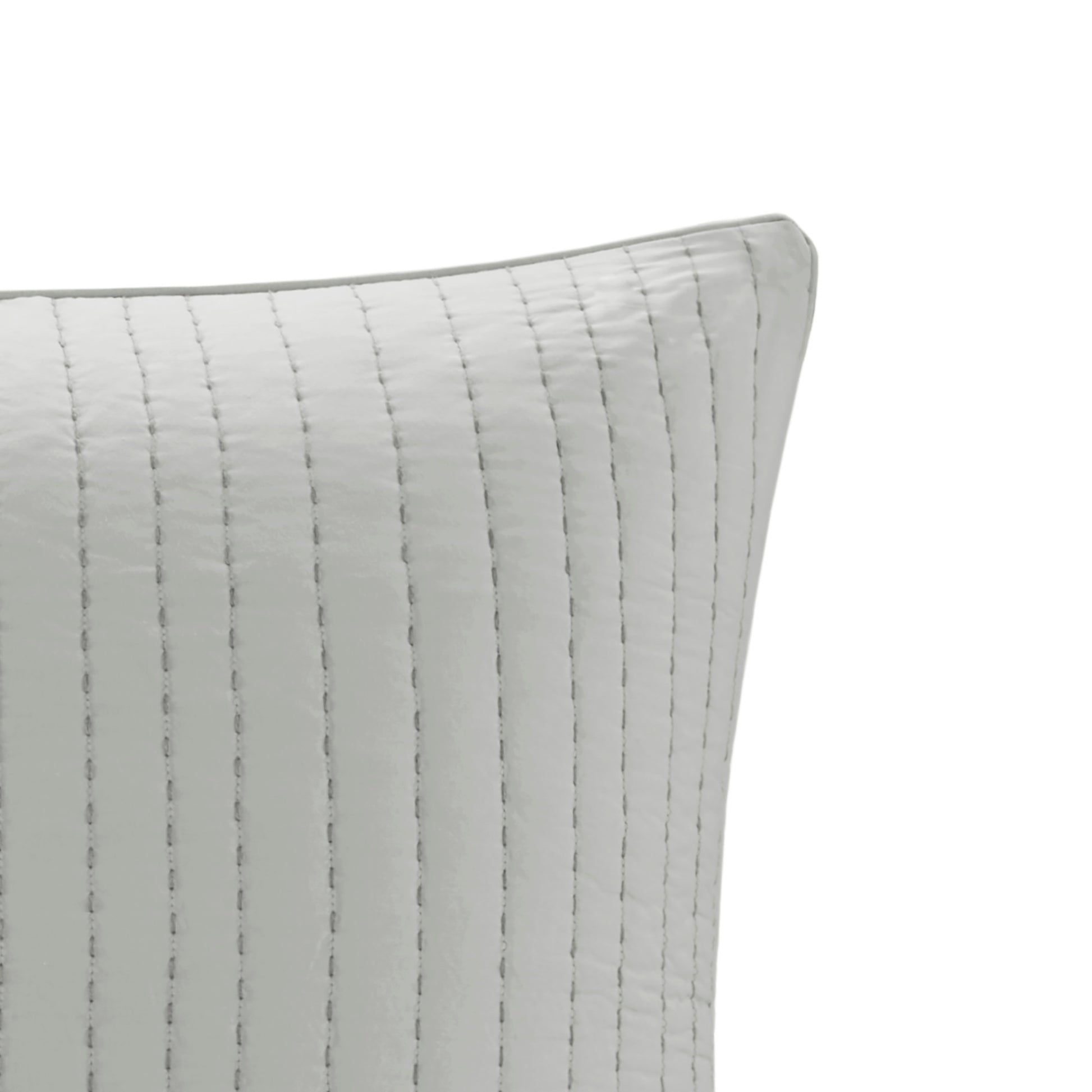 Cotton Quilted Euro Sham Grey Euro Sham Grey Cotton