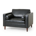 Club Chair Black Pu