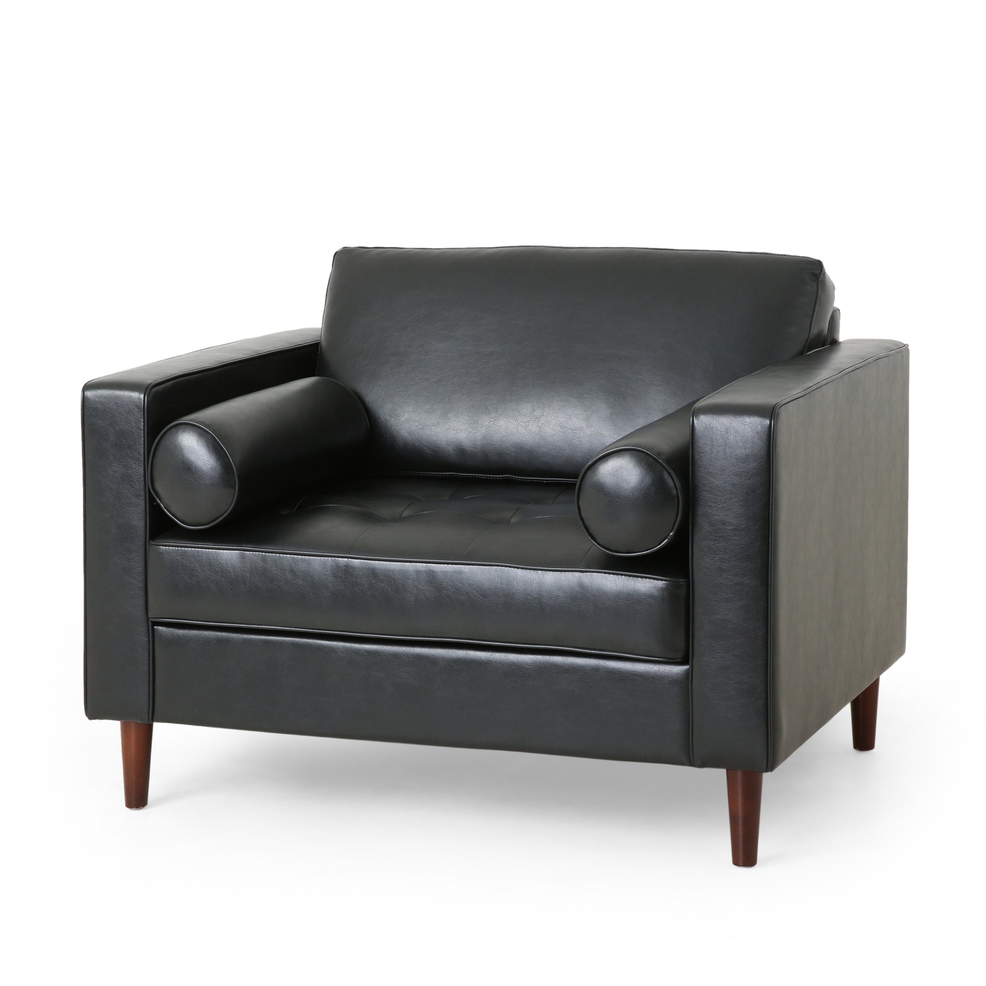 Club Chair Black Pu