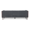 3 Seater Sofa Charcoal Fabric
