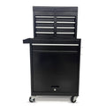 Tool Chest,5 Drawer Rolling Tool Storagecabinet With Enhanced Packaging, Detachabletop Tool Box, Metal Tool Cart For Garageworkshop,Black Black Iron
