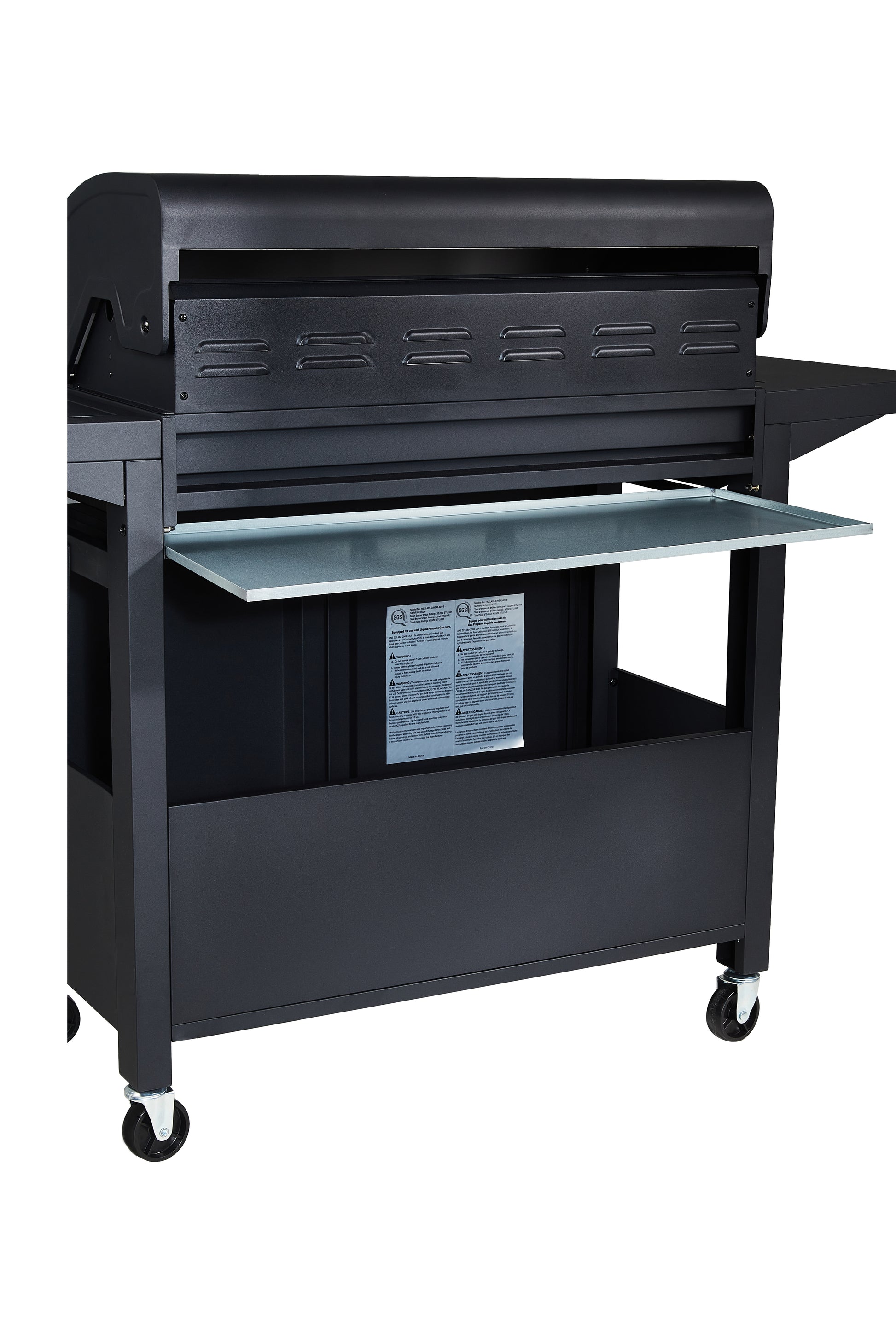 Propane Grill 4 Burner Barbecue Grill Stainless Steel Gas Grill Black Silver Garden & Outdoor Stainless Steel