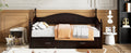 Wooden Twin Size Daybed With Twin Size Trundle, Extendable Daybed With Two Storage Drawers, Espresso Expected Arrival Time:9.12 Twin Espresso Wood