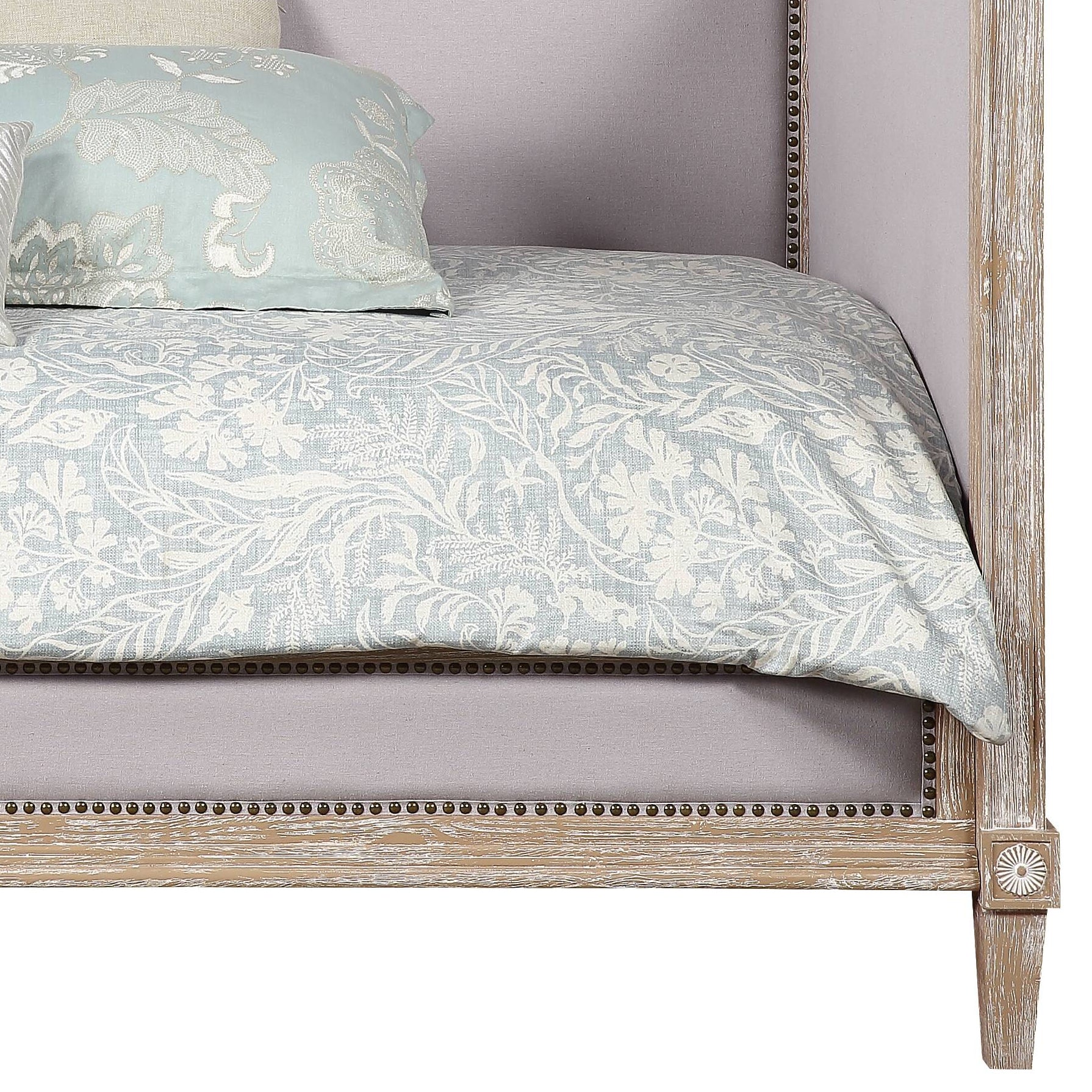 Beige And Weathered Oak Twin Daybed Twin Beige Wood Bedroom Pine Linen Wood