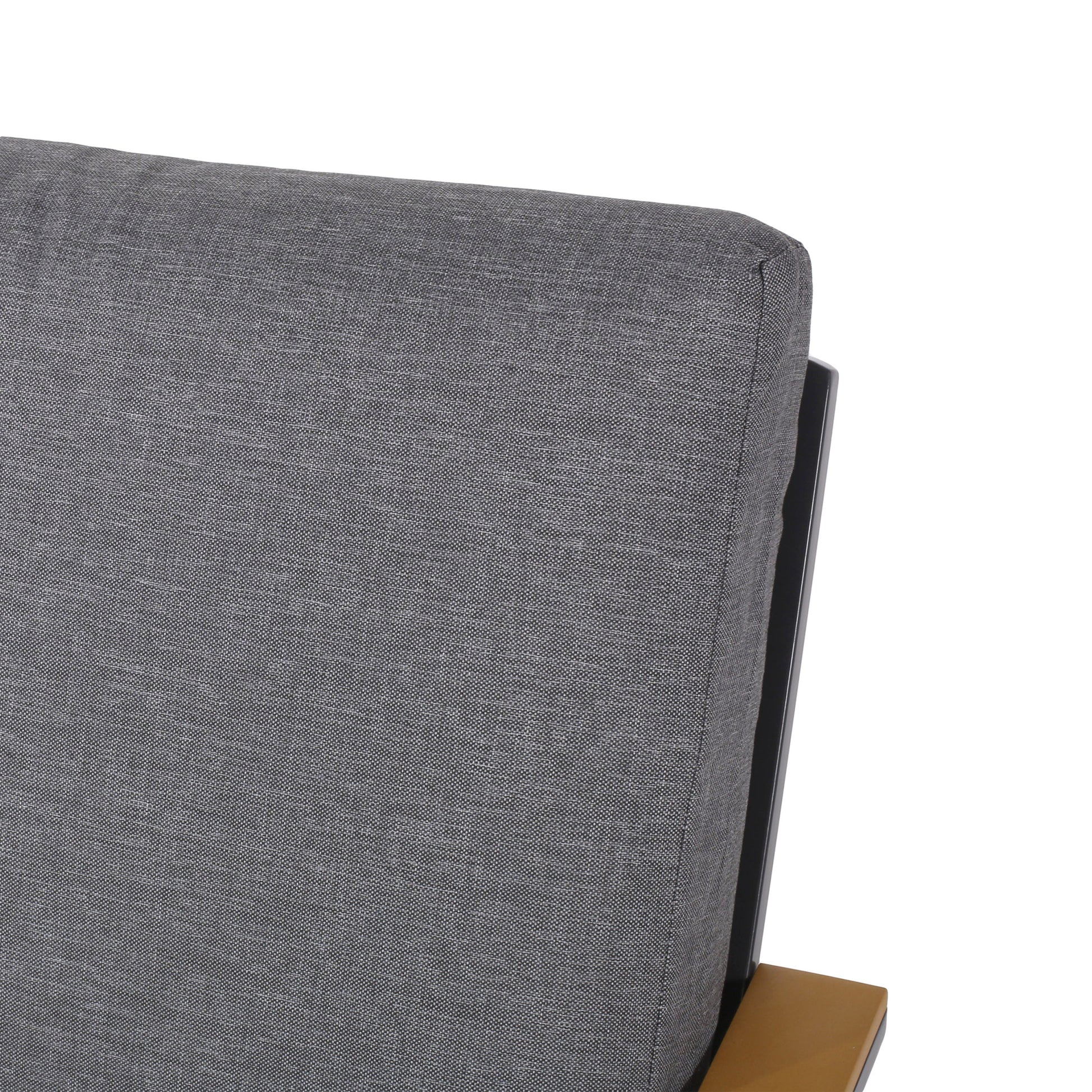 Sinclair 4Pc Chat Set Grey Metal Mesh Wood Fabric