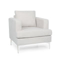 Club Chair Beige Fabric