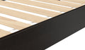 Nix Twin Platform Bed Black Twin Black Wood