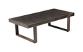 Wyatt Patio Cocktail Table Brown Brown Wood