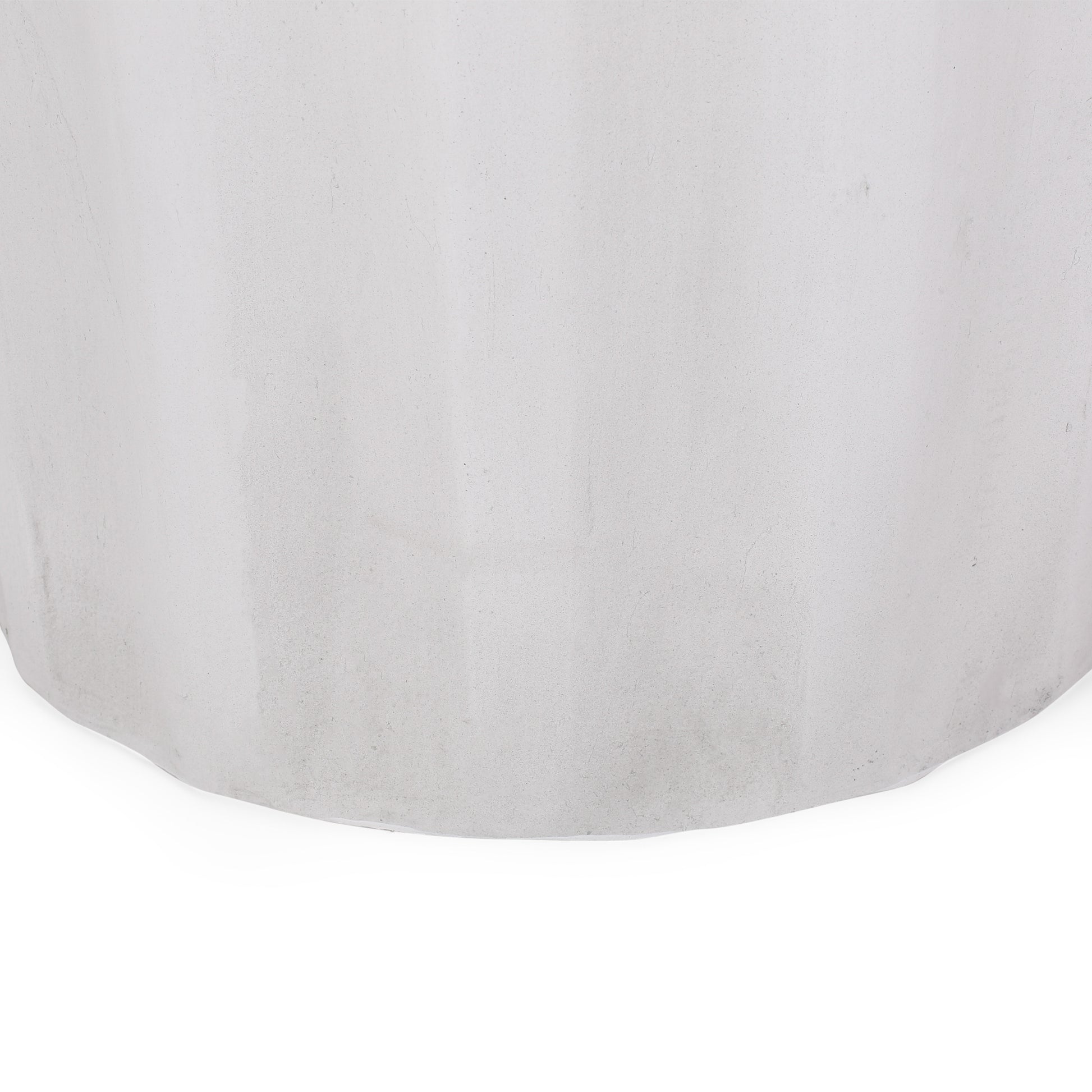 End Table Antique White Magnesium Oxide