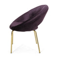 Leisure Chair Black Berry Velvet