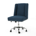 Office Chair Navy Blue Fabric